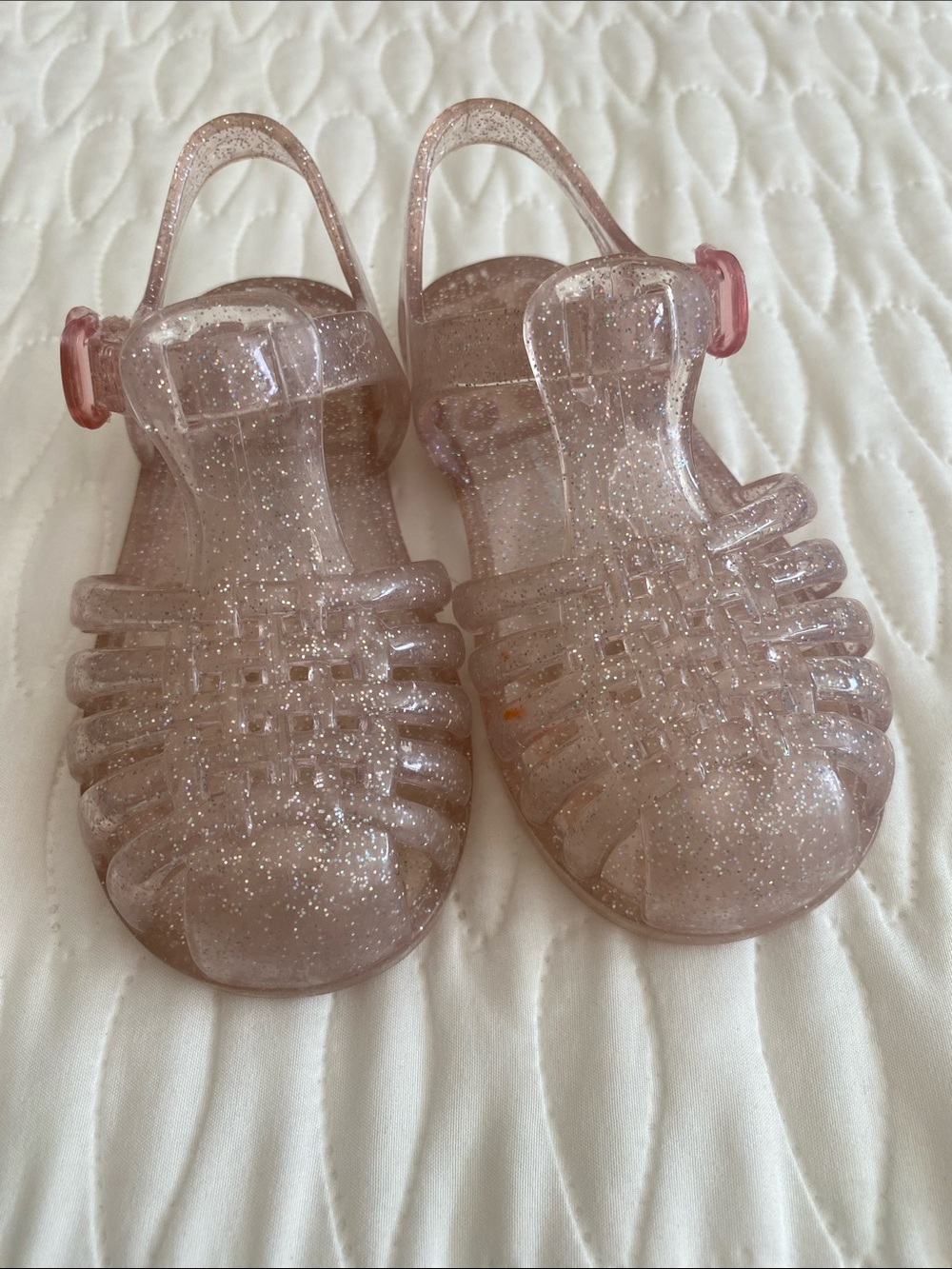 Gymboree Glitter Jelly Sandals - Iridescent Pink